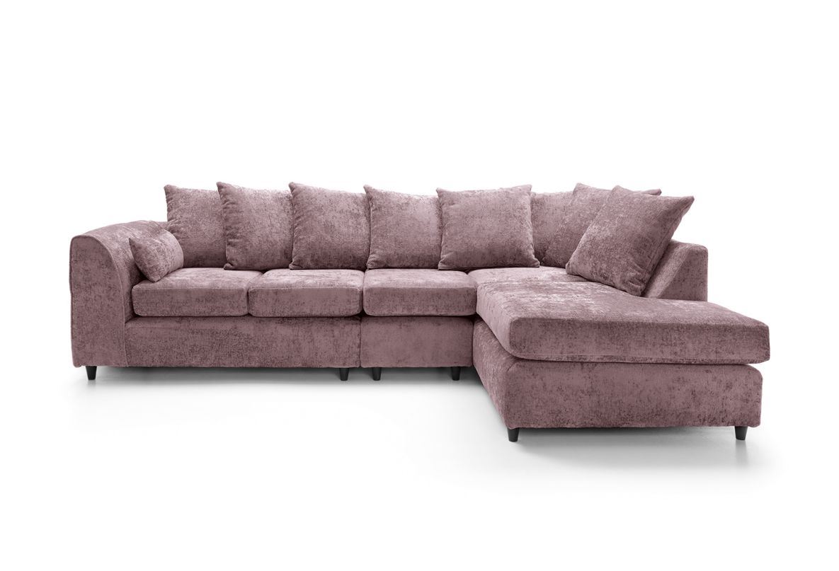 Heidi Right Hand Facing Corner Sofa Plus - Pink