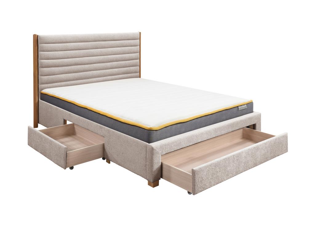 Arabella King Bed - Grey