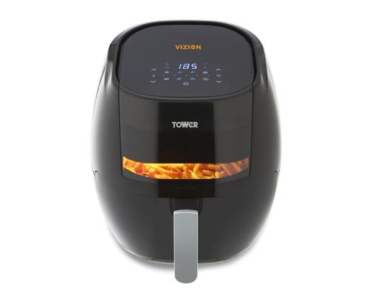 Vortx Vizion 7L Digital Air Fryer Black Digital